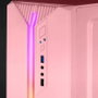 Mars Gaming Caja MC-S1 Micro-ATX Rosa, Ventana Lateral